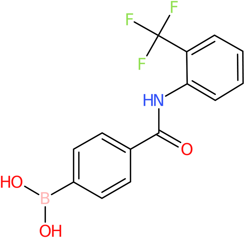 CAS: 913835-42-4 | 4-{[2-(Trifluoromethyl)phenyl]carbamoyl}benzeneboronic acid, >98%, NX68401