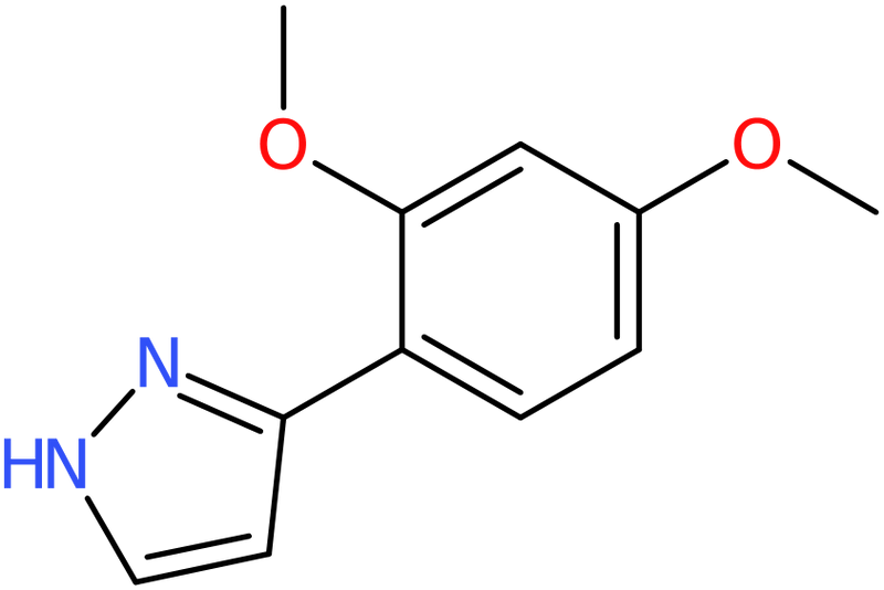 CAS: 150433-17-3 | 3-(2,4-Dimethoxyphenyl)-1H-pyrazole, NX25528