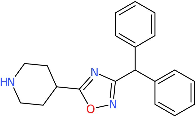 CAS: 849925-02-6 | 4-(3-Benzhydryl-1,2,4-oxadiazol-5-yl)piperidine, >95%, NX63759