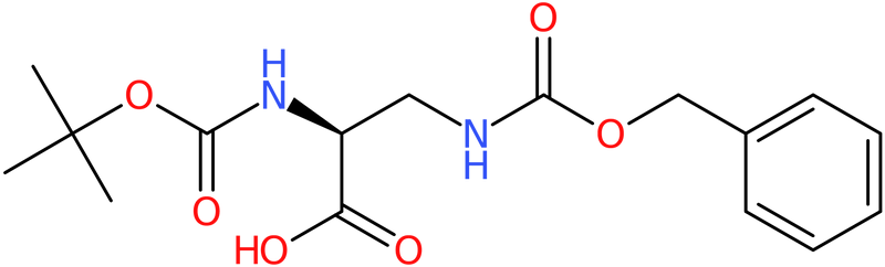 CAS: 65710-57-8 | N3-CBZ-(2S)-N2-Boc-2,3-Diaminopropionic acid, >97%, NX57101