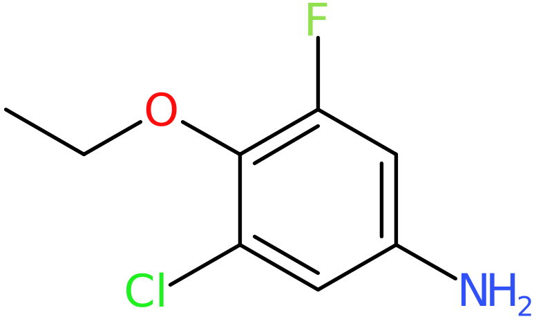 CAS: 1017778-85-6 | 3-Chloro-4-ethoxy-5-fluoroaniline, >98%, NX11164