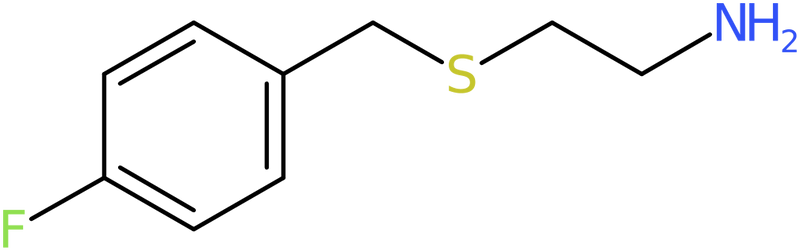 CAS: 143627-49-0 | 2-(4-Fluorobenzylthio)ethylamine, >95%, NX24307