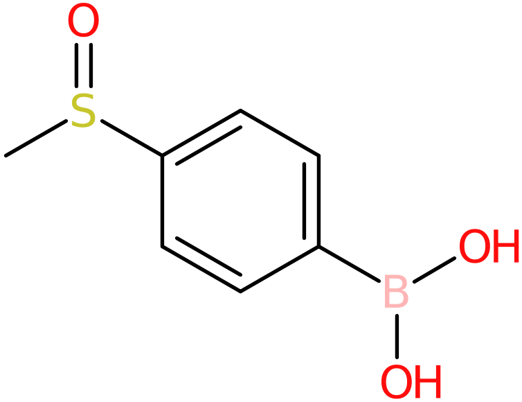 CAS: 166386-48-7 | 4-(Methylsulphinyl)benzeneboronic acid, NX27916