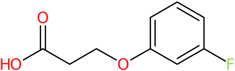 CAS: 133077-42-6 | 3-(3-Fluorophenoxy)propanoic acid, >95%, NX21229