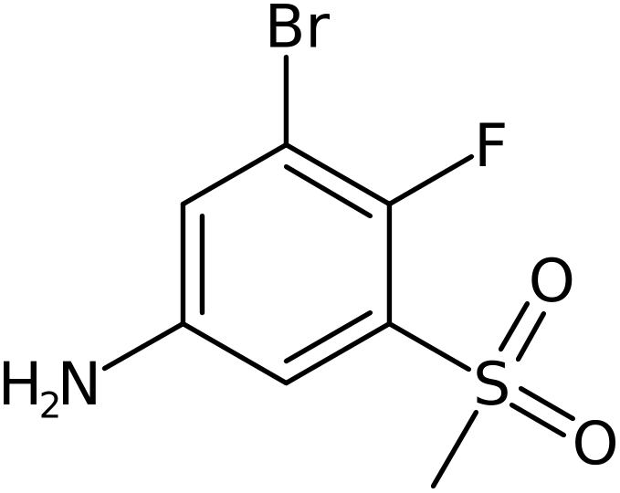 CAS: 1440535-19-2 | 3-Bromo-4-fluoro-5-(methylsulphonyl)aniline, >95%, NX24422