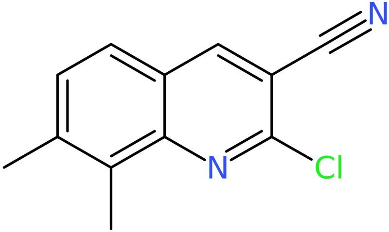 CAS: 917746-03-3 | 2-Chloro-7,8-dimethylquinoline-3-carbonitrile, NX68888