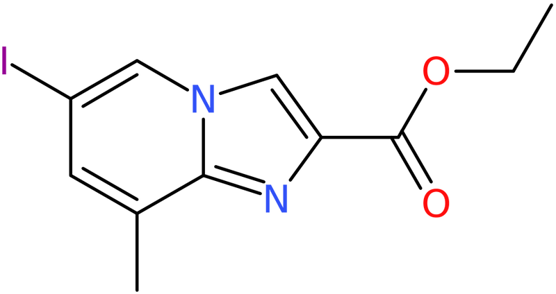 CAS: 952183-17-4 | Ethyl 6-iodo-8-methylimidazo[1,2-a]pyridine-2-carboxylate, NX70767