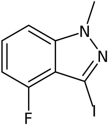 CAS: 1257535-07-1 | 4-Fluoro-3-iodo-1-methyl-1H-indazole, NX19203