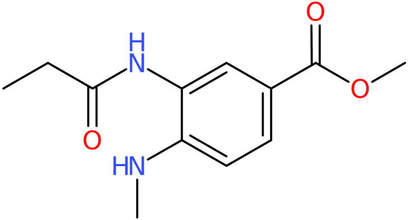 CAS: 1565845-74-0 | Methyl 4-(methylamino)-3-propanamidobenzoate, NX26454