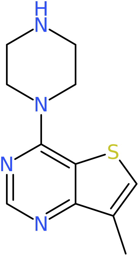 CAS: 874781-16-5 | 7-Methyl-4-(piperazin-1-yl)thieno[3,2-d]pyrimidine, NX65596