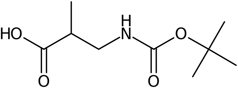 CAS: 16948-10-0 | 3-tert-Butoxycarbonylamino-2-methyl-propionic acid, NX28303