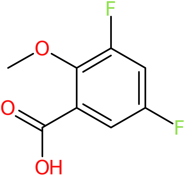 CAS: 886498-75-5 | 3,5-Difluoro-2-methoxybenzoic acid, NX66719