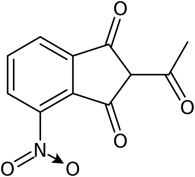 CAS: 25125-04-6 | 2-Acetyl-4-nitroindane-1,3-dione, NX37629