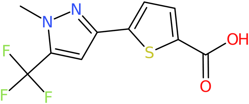 CAS: 223499-20-5 | 5-[1-Methyl-5-(trifluoromethyl)-1H-pyrazol-3-yl]thiophene-2-carboxylic acid, NX35466