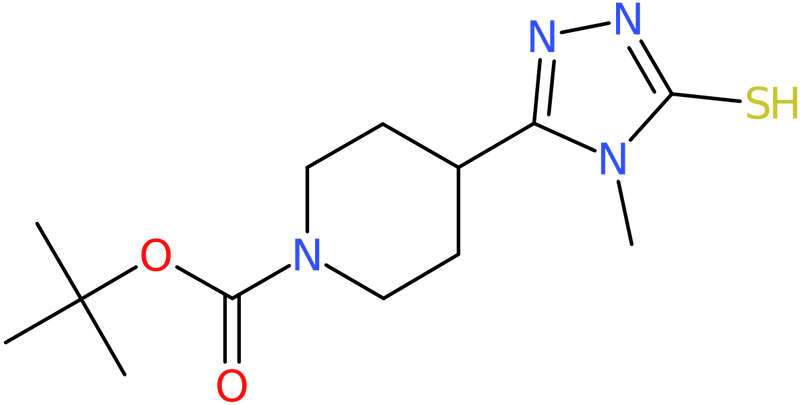 CAS: 952183-40-3 | 4-[4-Methyl-5-thio-4H-1,2,4-triazol-3-yl]piperidine, N-BOC protected, NX70788