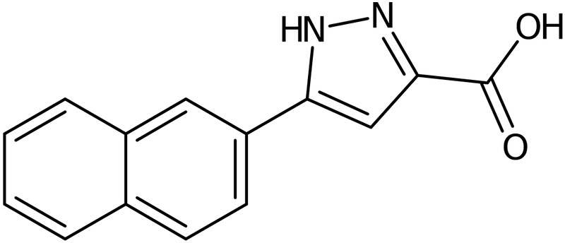 CAS: 164295-94-7 | 5-Naphth-2-yl-1H-pyrazole-3-carboxylic acid, NX27664