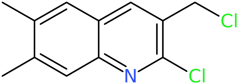 CAS: 182052-67-1 | 2-Chloro-3-chloromethyl-6,7-dimethylquinoline, NX30458