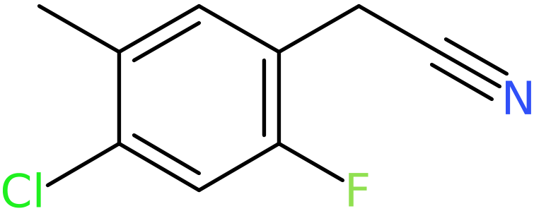 CAS: 1242314-99-3 | 4-Chloro-2-fluoro-5-methylphenylacetonitrile, >97%, NX18762