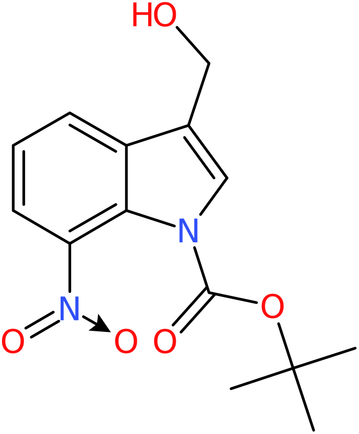 CAS: 914349-15-8 | 3-(Hydroxymethyl)-7-nitro-1H-indole, N-BOC protected, >98%, NX68540