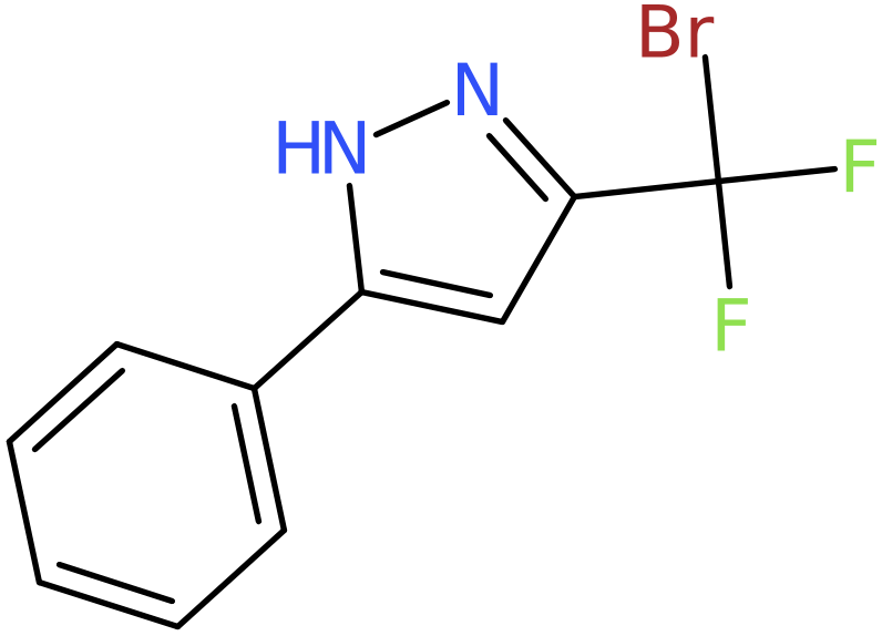 CAS: 1355046-54-6 | 3-(Bromodifluoromethyl)-5-phenyl-1H-pyrazole, NX22067