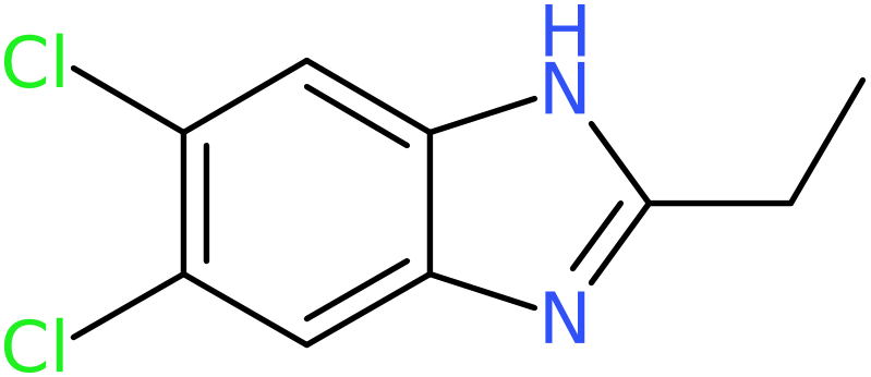 CAS: 90348-42-8 | 5,6-Dichloro-2-ethyl-1H-benzimidazole, NX67886