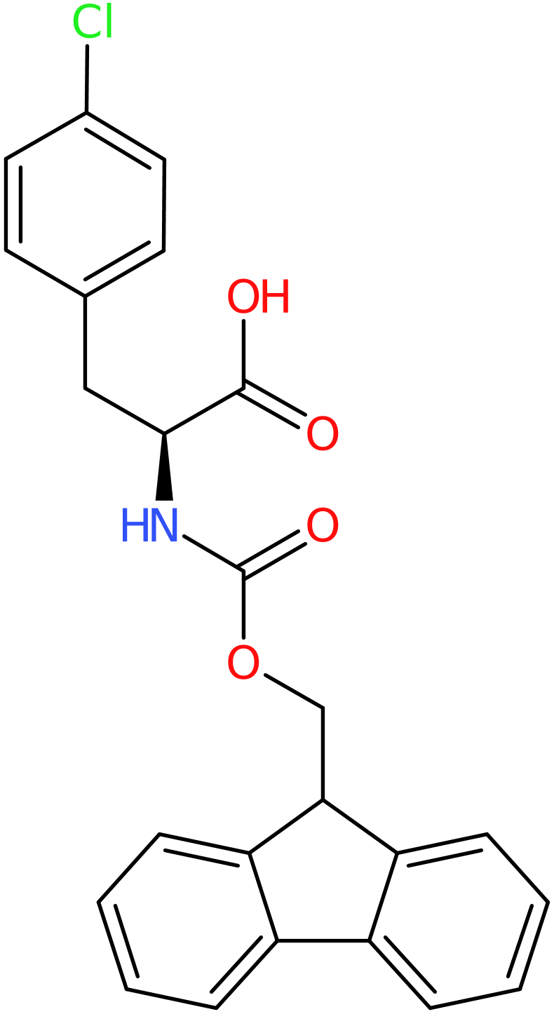 CAS: 175453-08-4 | 4-Chloro-L-phenylalanine, N-FMOC protected, >97%, NX29473