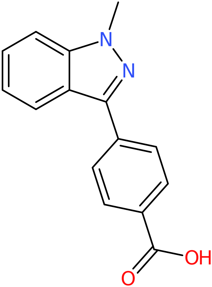 CAS: 1018788-85-6 | 4-(1-Methyl-1H-indazol-3-yl)benzoic acid, NX11301