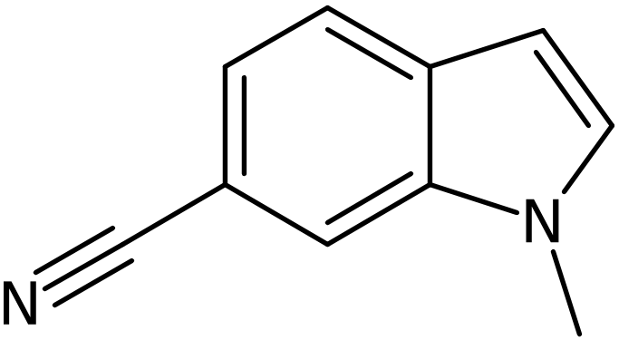 CAS: 20996-87-6 | 1-Methyl-1H-indole-6-carbonitrile, >97%, NX34004