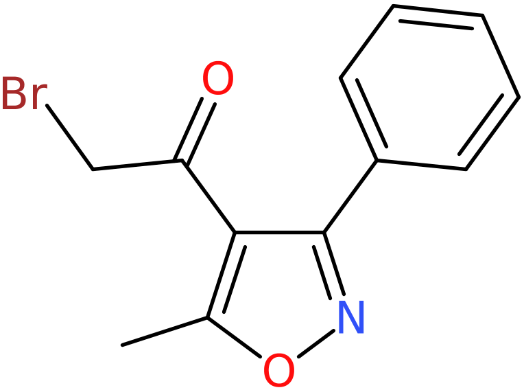 CAS: 104777-39-1 | 2-Bromo-1-(5-methyl-3-phenyl-1,2-oxazol-4-yl)ethan-1-one, NX12376