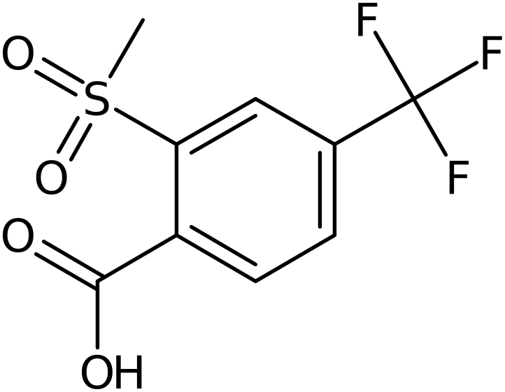 CAS: 142994-06-7 | 2-Methylsulfonyl-4-(trifluoromethyl)benzoic acid, >97%, NX24091