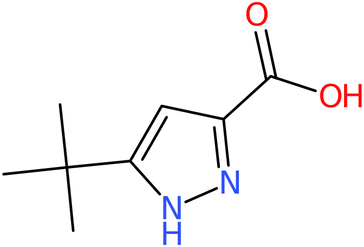 CAS: 83405-71-4 | 5-tert-Butyl-1H-pyrazole-3-carboxylic acid, >97%, NX63181