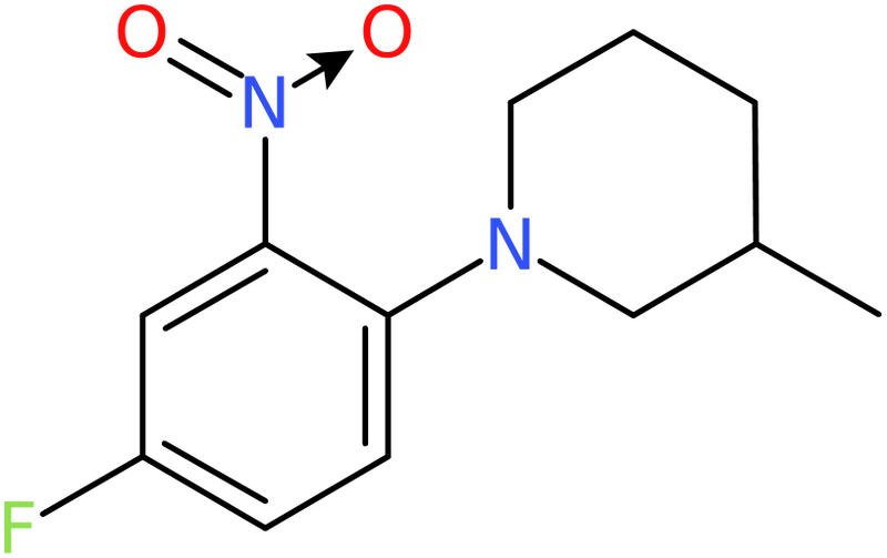 CAS: 942474-32-0 | 1-(4-Fluoro-2-nitrophenyl)-3-methylpiperidine, NX70124