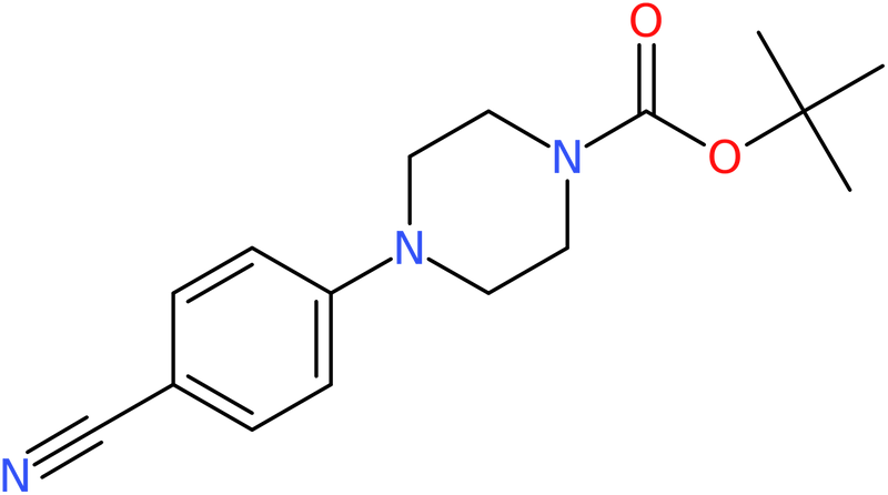 CAS: 186650-98-6 | 4-(Piperazin-4-yl)benzonitrile, N1-BOC protected, >97%, NX31293