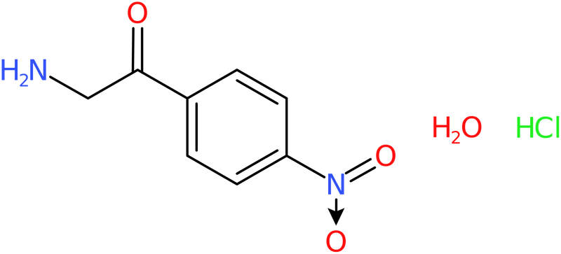 CAS: 1049754-99-5 | 4-Nitrophenacylamine hydrochloride hydrate, NX12458