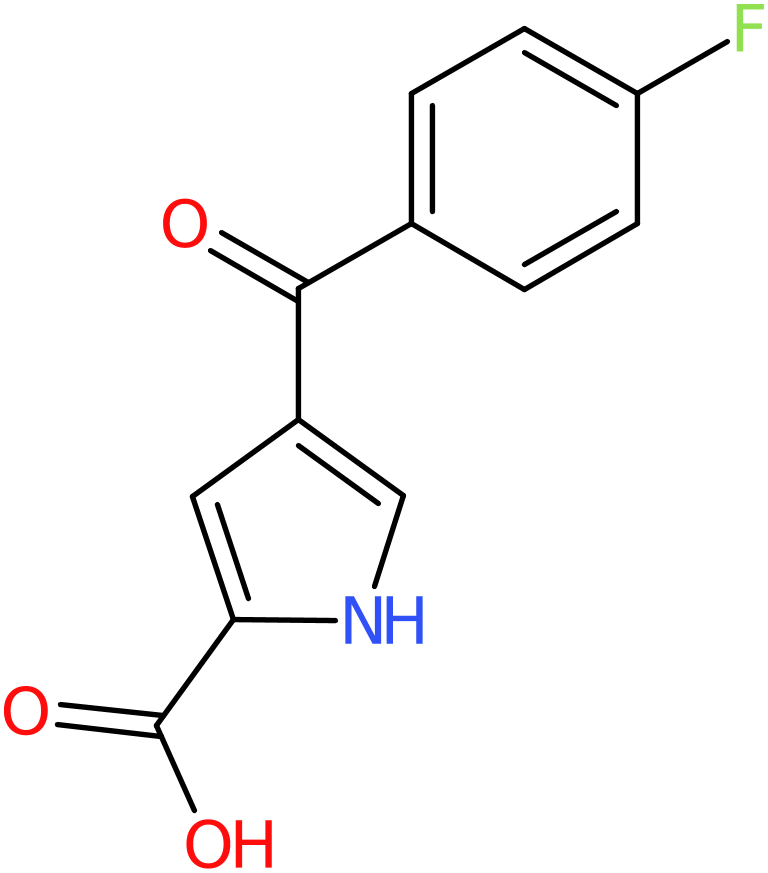 CAS: 924868-85-9 | 4-(4-Fluorobenzoyl)-1H-pyrrole-2-carboxylic acid, NX69105