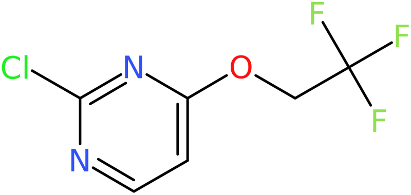 CAS: 935252-67-8 | 2-Chloro-4-(2,2,2-trifluoroethoxy)pyrimidine, >97%, NX69656