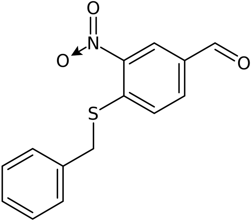 CAS: 175278-44-1 | 4-(Benzylthio)-3-nitrobenzaldehyde, NX29440