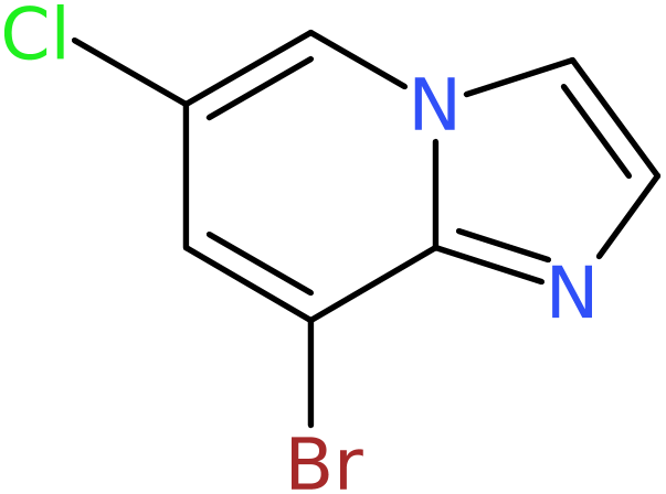 CAS: 957187-27-8 | 8-Bromo-6-chloroimidazo[1,2-a]pyridine, NX71199