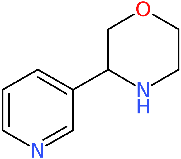 CAS: 887344-25-4 | 3-(Pyridin-3-yl)morpholine, NX67012