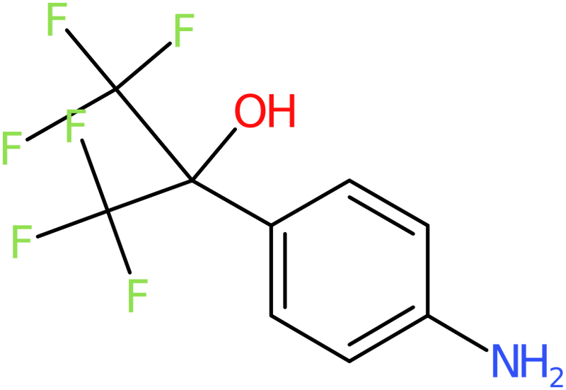 CAS: 722-92-9 | 2-(4-Aminophenyl)-1,1,1,3,3,3-hexafluoropropan-2-ol, >97%, NX59580