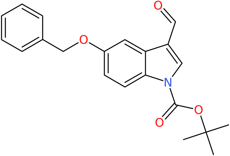 CAS: 914348-98-4 | 5-(Benzyloxy)-3-formyl-1H-indole, N-BOC protected, >98%, NX68530