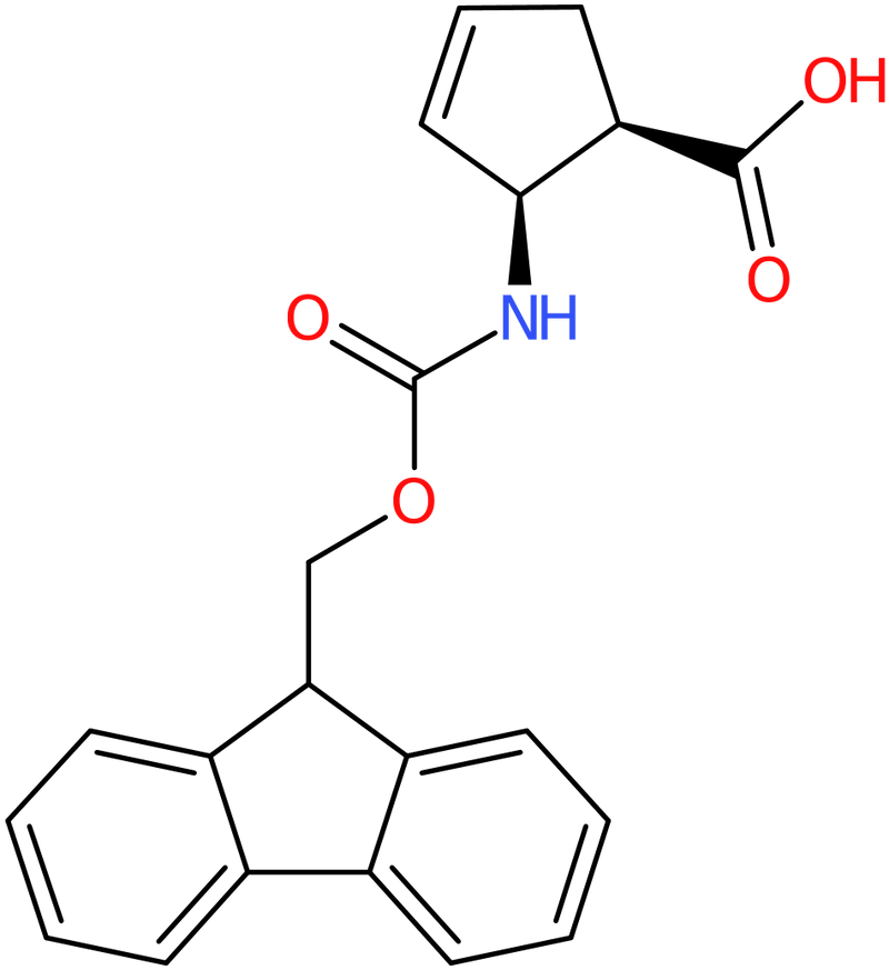 CAS: 1212278-30-2 | cis-2-(((9H-Fluoren-9-yl)methoxy)carbonylamino)cyclopent-3-ene-1-carboxylic acid, NX17521