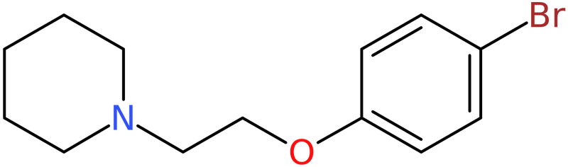 CAS: 836-58-8 | 1-[2-(4-Bromophenoxy)ethyl]piperidine, NX63215