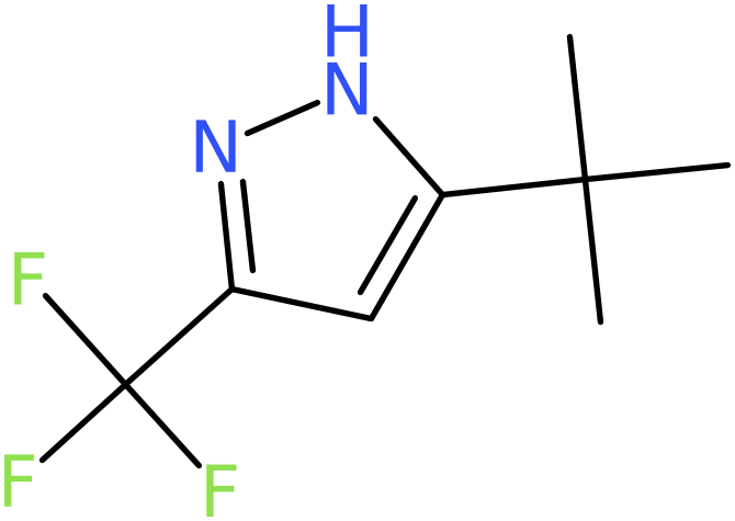 CAS: 150433-22-0 | 5-tert-Butyl-3-(trifluoromethyl)-1H-pyrazole, >97%, NX25531