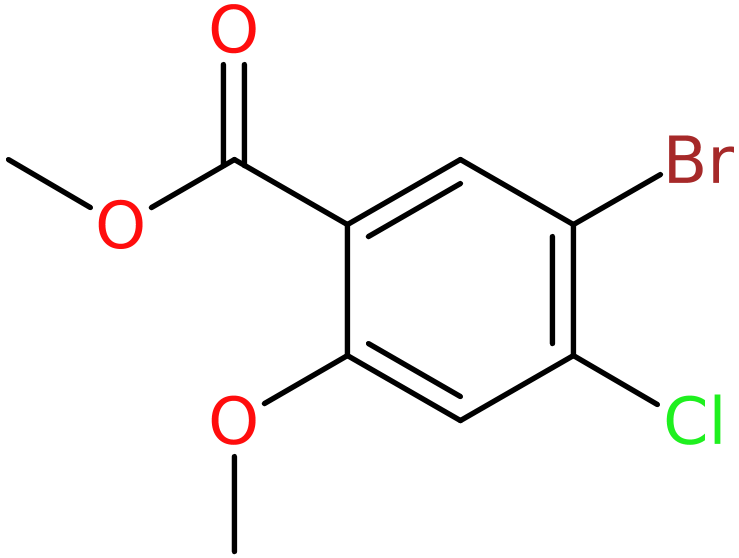 CAS: 951885-11-3 | Methyl 5-bromo-4-chloro-2-methoxybenzoate, NX70691