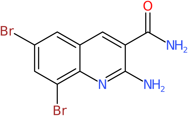 CAS: 937601-68-8 | 2-Amino-6,8-dibromoquinoline-3-carboxamide, NX69782