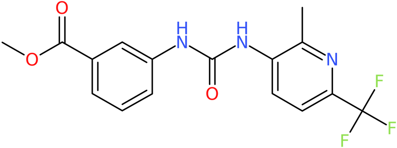 Methyl 3-[({[2-methyl-6-(trifluoromethyl)pyridin-3-yl]amino}carbonyl)amino]benzoate, NX74553