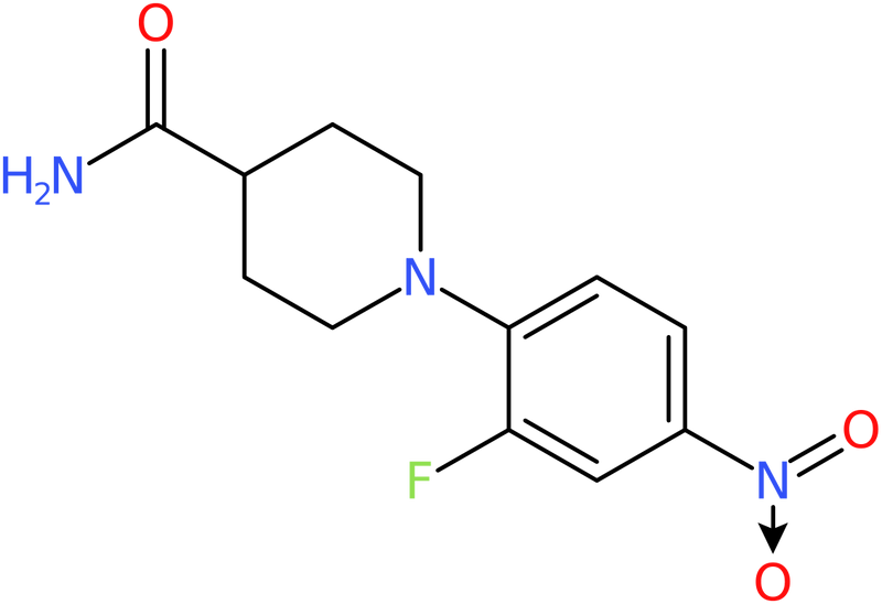 CAS: 912894-29-2 | 1-(2-Fluoro-4-nitrophenyl)piperidine-4-carboxamide, NX68350