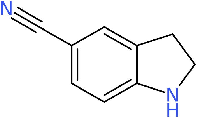 CAS: 15861-23-1 | 5-Cyano-2,3-dihydro-1H-indole, >98%, NX26718