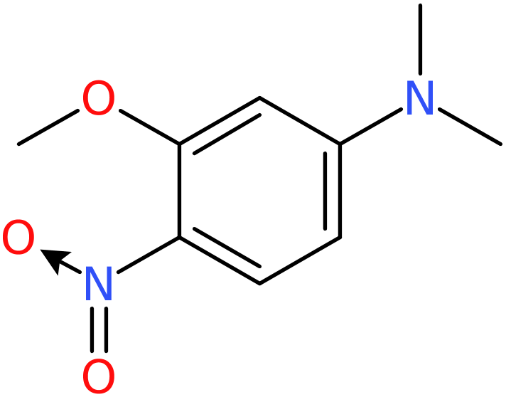 CAS: 14703-82-3 | N-(3-Methoxy-4-nitrophenyl)-n,n-dimethylamine, >95%, NX25020